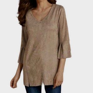 Soft Surroundings Izzy Faux Suede Tunic 3X